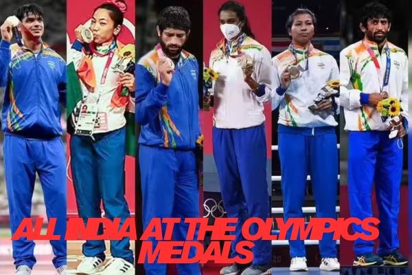 all india at the olympics medals