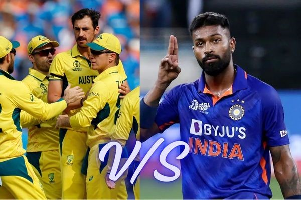 australian mens cricket team vs india national cricket team timeline